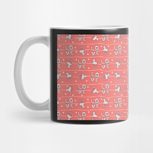 Love Potion Valentine's Day Pattern Mug